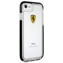Ferrari Hardcase FEGLHCP7BK iPhone 7/8SE 2020 / SE 2022 Shockproof transparent black