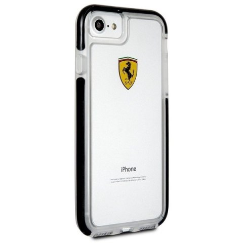 Ferrari Hardcase FEGLHCP7BK iPhone 7/8SE 2020 / SE 2022 Shockproof transparent black