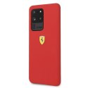Ferrari Hardcase FESSIHCS69RE S20 UltraG988 czerwony/red Silicone
