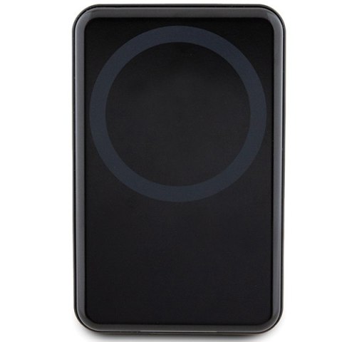 Ferrari Powerbank Bezprzewodowy 15WFEPB10MSPLEK 10000 mAh z funkcją standu czarny/black Metal Logo MagSafe