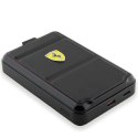 Ferrari Powerbank Bezprzewodowy 15WFEPB10MSPLEK 10000 mAh z funkcją standu czarny/black Metal Logo MagSafe