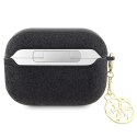 Guess GUAP2GLGSHK AirPods Pro 2 (2022/2023) cover czarny/black Glitter Flake 4G Charm