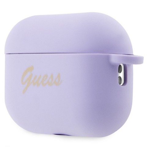Guess GUAP2LSCHSU AirPods Pro 2 (2022/2023) cover purpurowy/purple Silicone Charm Heart Collection