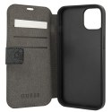 Guess GUBKP13S4GDGR iPhone 13 mini 5,4"szary/grey book 4G Stripe