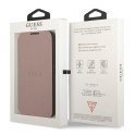 Guess GUBKS22MPSASBPI S22+ S906różowy/pink book Saffiano Stripes