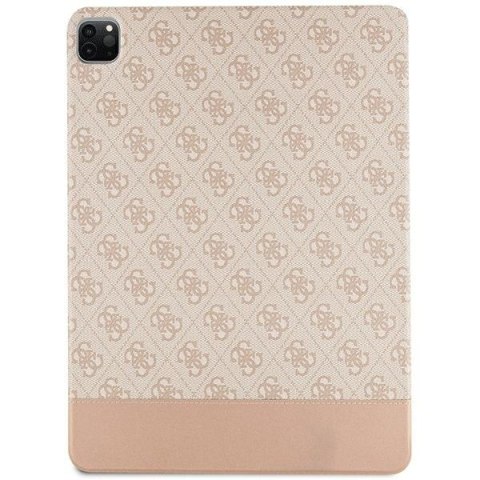 Guess GUFCP12PS4SGP iPad Pro 12.9"różowy/pink 4G Stripe Allover