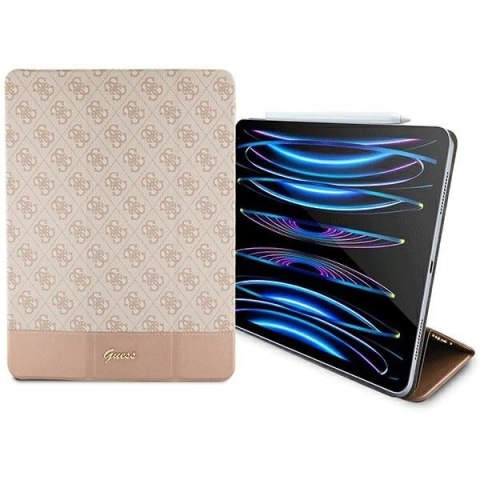 Guess GUFCP12PS4SGP iPad Pro 12.9"różowy/pink 4G Stripe Allover