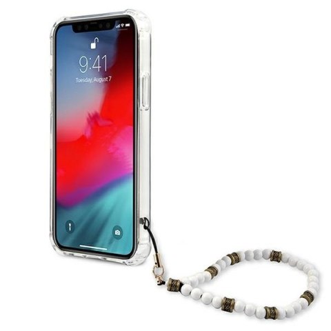 Guess GUHCP12LKPSWH iPhone 12 Pro Max6,7" Transparent hardcase White Pearl