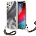 Guess GUHCP12LKSMAGR iPhone 12 Pro Max6,7" szary/grey hardcase Marble Collection