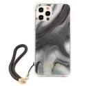 Guess GUHCP12LKSMAGR iPhone 12 Pro Max6,7" szary/grey hardcase Marble Collection