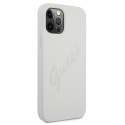 Guess GUHCP12LLSVSCR iPhone 12 Pro Max6,7" kremowy/cream hardcase Script Vintage