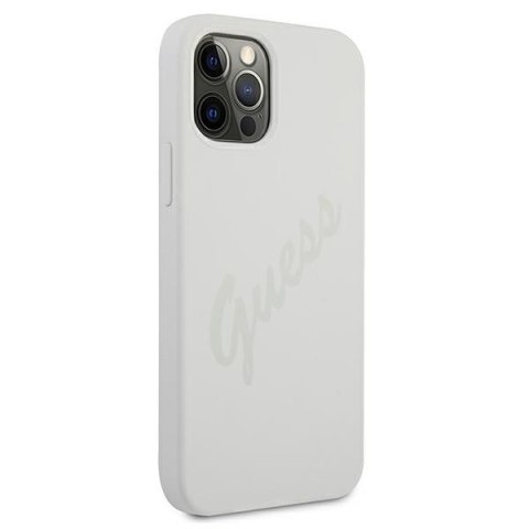 Guess GUHCP12LLSVSCR iPhone 12 Pro Max6,7" kremowy/cream hardcase Script Vintage