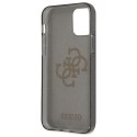 Guess GUHCP12LPCUGL4GBK iPhone 12 ProMax 6,7" czarny/black hard case Glitter 4G Big Logo