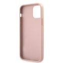 Guess GUHCP12LRSAVSRG iPhone 12 Pro Max6,7" różowy/pink hardcase Saffiano Vintage Script