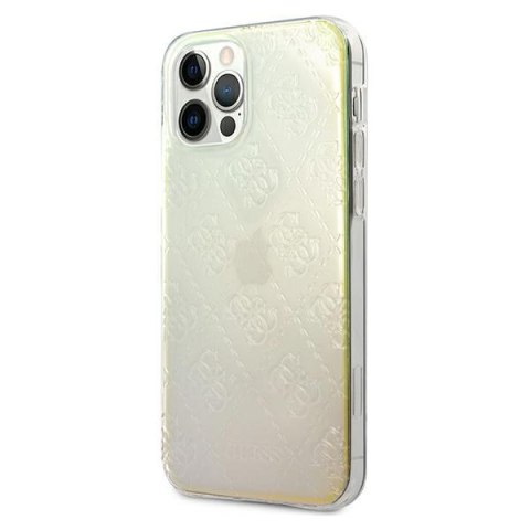 Guess GUHCP12M3D4GIRBL iPhone 12/12 Pro6,1" opalowy/iridescent hardcase 4G 3D Pattern Collection