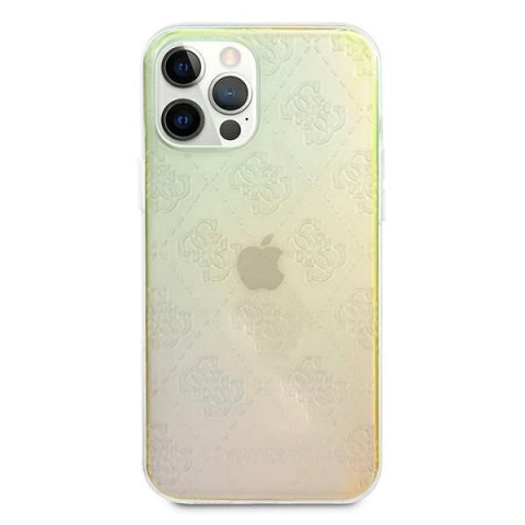Guess GUHCP12M3D4GIRBL iPhone 12/12 Pro6,1" opalowy/iridescent hardcase 4G 3D Pattern Collection