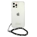 Guess GUHCP12MKPSBK iPhone 12/12 Pro6,1" Transparent hardcase Black Pearl