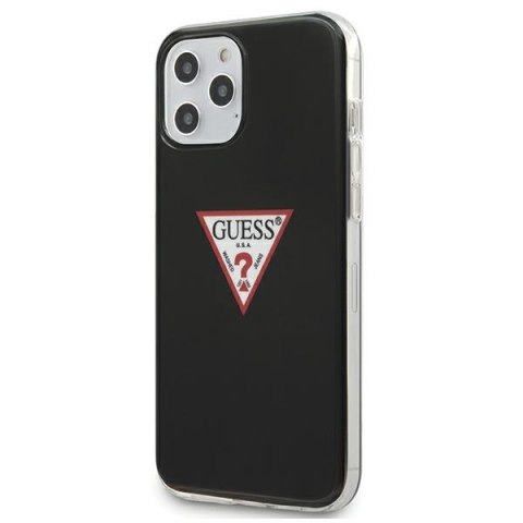 Guess GUHCP12MPCUCTLBK iPhone12/12 Pro 6,1" czarny/black hardcase Triangle Collection