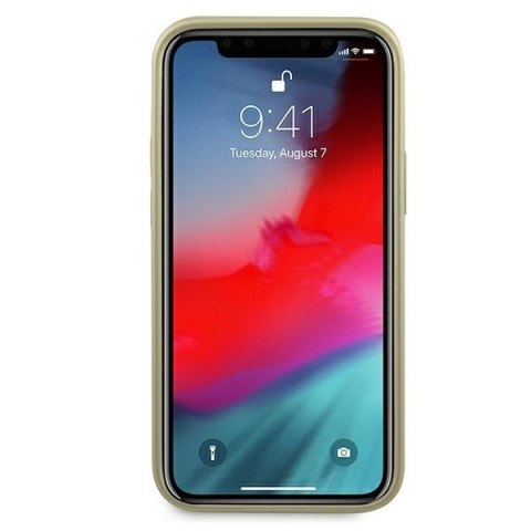 Guess GUHCP12SIGLGO iPhone 12 mini 5,4"złoty/gold hardcase Iridescent