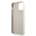 Guess GUHCP12SLSLMGWH iPhone12 mini 5,4" biały/white hardcase Metal Logo Script