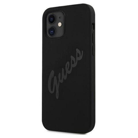 Guess GUHCP12SLSVSBK iPhone 12 mini5,4" czarny/black hardcase Script Vintage