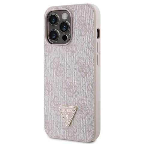 Guess GUHCP13LP4TDSCPP iPhone 13 Pro /13 6.1" różowy/pink hardcase Crossbody 4G Metal Logo
