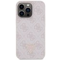 Guess GUHCP13LP4TDSCPP iPhone 13 Pro /13 6.1" różowy/pink hardcase Crossbody 4G Metal Logo