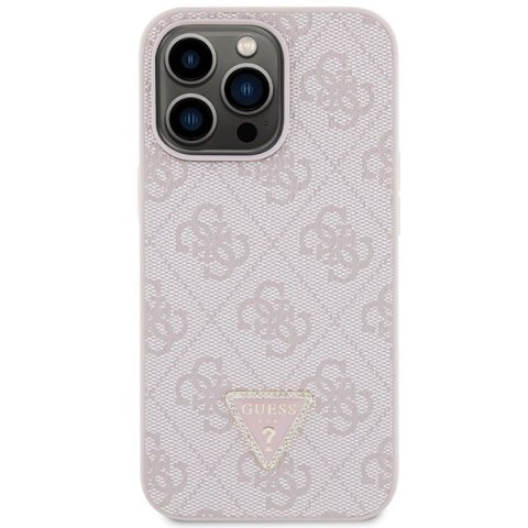 Guess GUHCP13LP4TDSCPP iPhone 13 Pro /13 6.1" różowy/pink hardcase Crossbody 4G Metal Logo