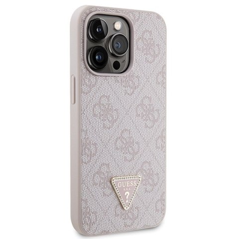 Guess GUHCP13LP4TDSCPP iPhone 13 Pro /13 6.1" różowy/pink hardcase Crossbody 4G Metal Logo