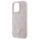 Guess GUHCP13LP4TDSCPP iPhone 13 Pro /13 6.1" różowy/pink hardcase Crossbody 4G Metal Logo