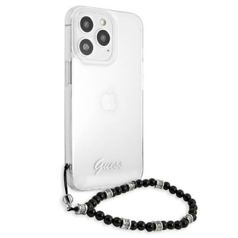 Guess GUHCP13XKPSBK iPhone 13 Pro Max6,7" Transparent hardcase Black Pearl
