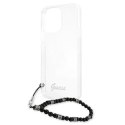 Guess GUHCP13XKPSBK iPhone 13 Pro Max6,7" Transparent hardcase Black Pearl