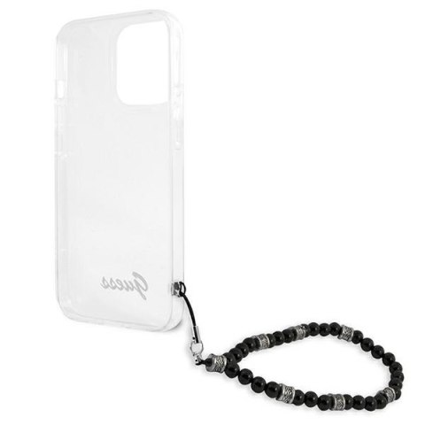 Guess GUHCP13XKPSBK iPhone 13 Pro Max6,7" Transparent hardcase Black Pearl