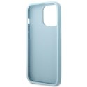 Guess GUHCP13XPS4MB iPhone 13 Pro Max6,7" niebieski/blue hardcase Saffiano 4G Small Metal Logo