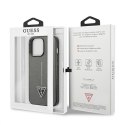 Guess GUHCP13XPSATLG iPhone 13 Pro Max6,7" srebrny/silver hardcase SaffianoTriangle Logo