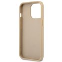 Guess GUHCP13LPSATLE iPhone 13 Pro/ 13 6,1" beżowy/beige hardcase SaffianoTriangle Logo