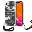 Guess GUHCP13MKCABBK iPhone 13 / 14 / 156.1" czarny/black hardcase Camo Strap Collection