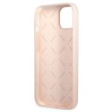 Guess GUHCP13MSLTGP iPhone 13 / 14 / 15 6.1" różowy/pink hardcase Silicone Triangle