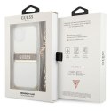 Guess GUHCP13SKC4GBGO iPhone 13 mini5,4" Transparent hardcase 4G Brown Strap Gold Chain