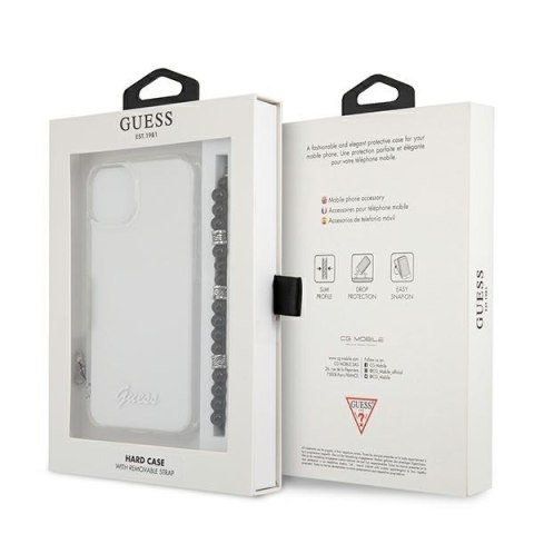 Guess GUHCP13SKPSBK iPhone 13 mini 5,4"Transparent hardcase Black Pearl