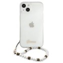 Guess GUHCP13SKPSWH iPhone 13 mini 5,4"Transparent hardcase White Pearl