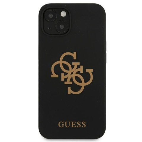 Guess GUHCP13SLS4GGBK iPhone 13 mini5,4" czarny/black hard case Silicone 4G Logo