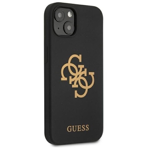 Guess GUHCP13SLS4GGBK iPhone 13 mini5,4" czarny/black hard case Silicone 4G Logo