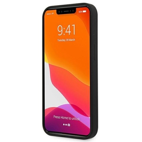 Guess GUHCP13SLS4GGBK iPhone 13 mini5,4" czarny/black hard case Silicone 4G Logo