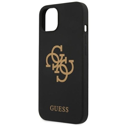 Guess GUHCP13SLS4GGBK iPhone 13 mini5,4" czarny/black hard case Silicone 4G Logo