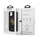 Guess GUHCP13SLS4GGBK iPhone 13 mini5,4" czarny/black hard case Silicone 4G Logo