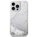 Guess GUHCP14XLCSGSGH iPhone 14 Pro Max6.7" biały/white hardcase Liquid Glitter Marble