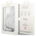 Guess GUHCP14XLCSGSGH iPhone 14 Pro Max6.7" biały/white hardcase Liquid Glitter Marble