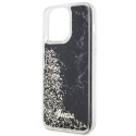 Guess GUHCP14XLCSGSGK iPhone 14 Pro Max6.7" czarny/black hardcase Liquid Glitter Marble