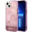 Guess GUHCP14MHGJGHP iPhone 14 Plus / 15 Plus 6.7" różowy/pink hardcase Jungle Collection